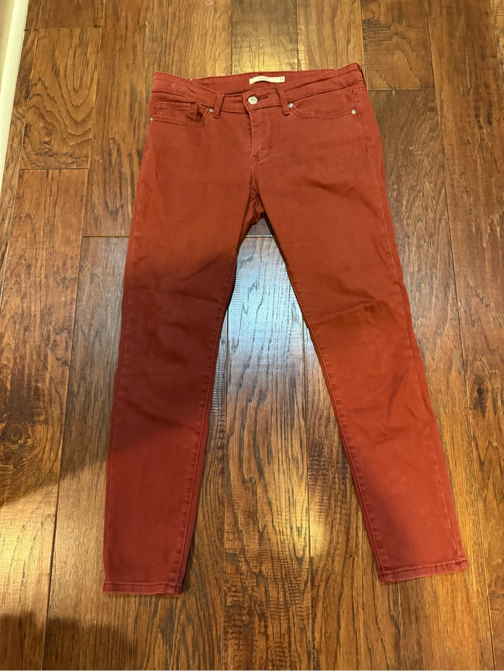 Levi's Rust Red Women's Jeans